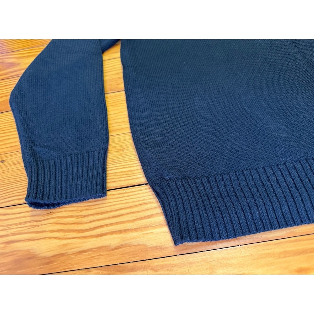 Polo Ralph Lauren Mens XL Black Cotton Crewneck Knit Sweater Purple‎ Pony Logo - Picture 12 of 13
